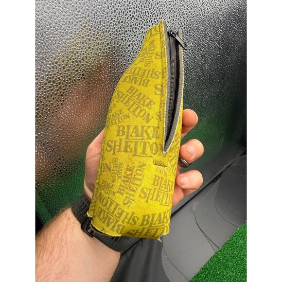 Blake Shelton Can & Bottle Koozie Wrap Holder Insulated Yellow - Picture 2 of 6